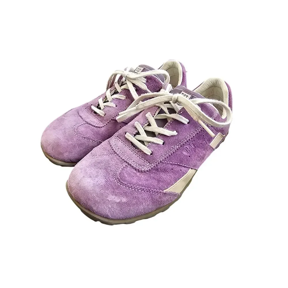 Cat Catapillat purple suade kids youth‎ shoes size 4/ EU 36